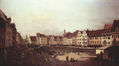 View of Dresden, The Altmarkt from Seegasse