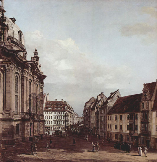 Ansicht von Dresden, Die Frauenkirche 