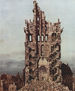 View of Dresden, The Ruin of the Kreuzkirche, Seen from the East, Detail