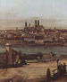 Ansicht de Múnich, La puerta del puente y el Isar, Múnich vista desde Heidhausen, Detalle