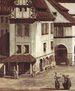 View of Pirna, The Marketplace of Pirna, Detail