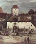 Vista de Pirna, Pirna vista desde el lado sur, con las fortificaciones y la puerta superior (puerta de la ciudad) así como la fortaleza Sonnenstein, detalle.