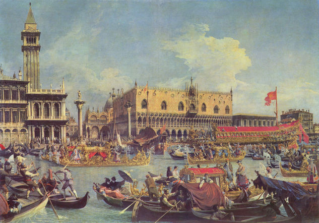 The Bucentaur before the Doge's Palace 