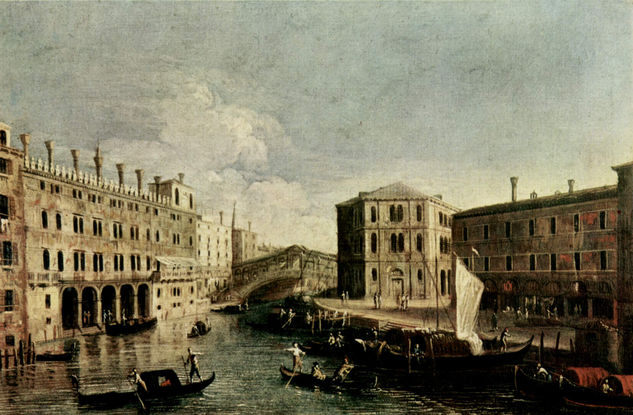 El Gran Canal en Rialto 