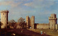 Courtyard of Warwick Castle