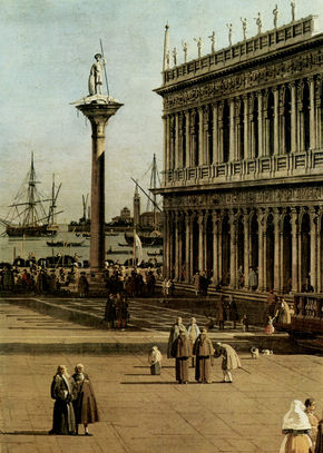 The Piazzetta, detail