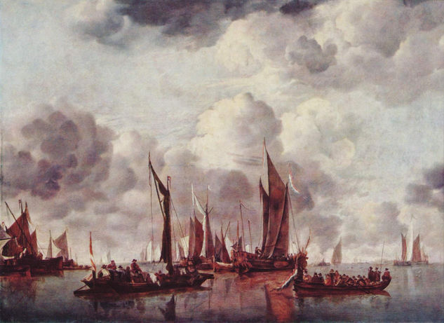 Sailboats in the harbor 