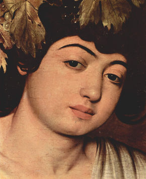 Bacchus, detail