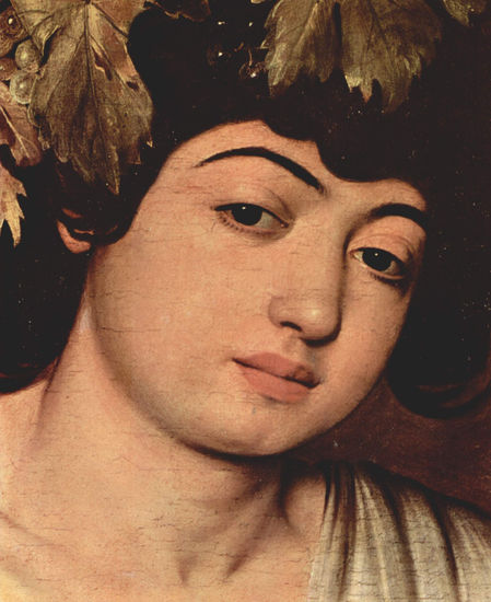 Bacchus, detail 