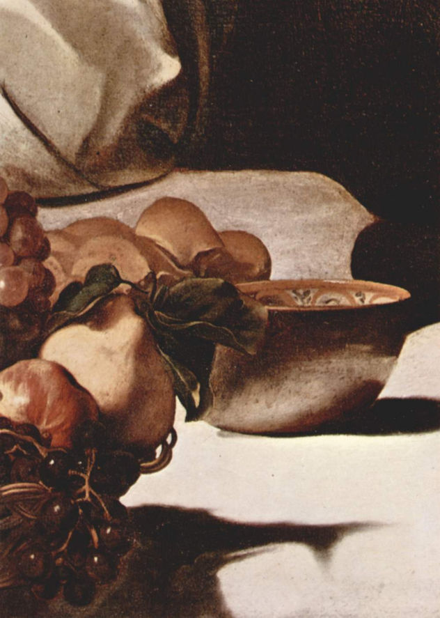 Cristo en Emmaus, detalle