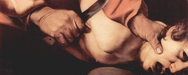 Sacrificio de Isaac, detalle 