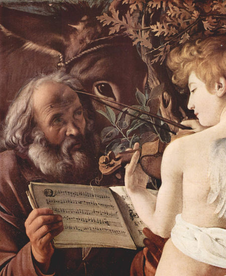 Rest on the Flight into Egypt, detail 