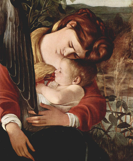 Rest on the Flight into Egypt, detail 