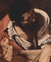 Painting of the hermitage of Cerasi in Santa Maria del Popolo in Rome, scene