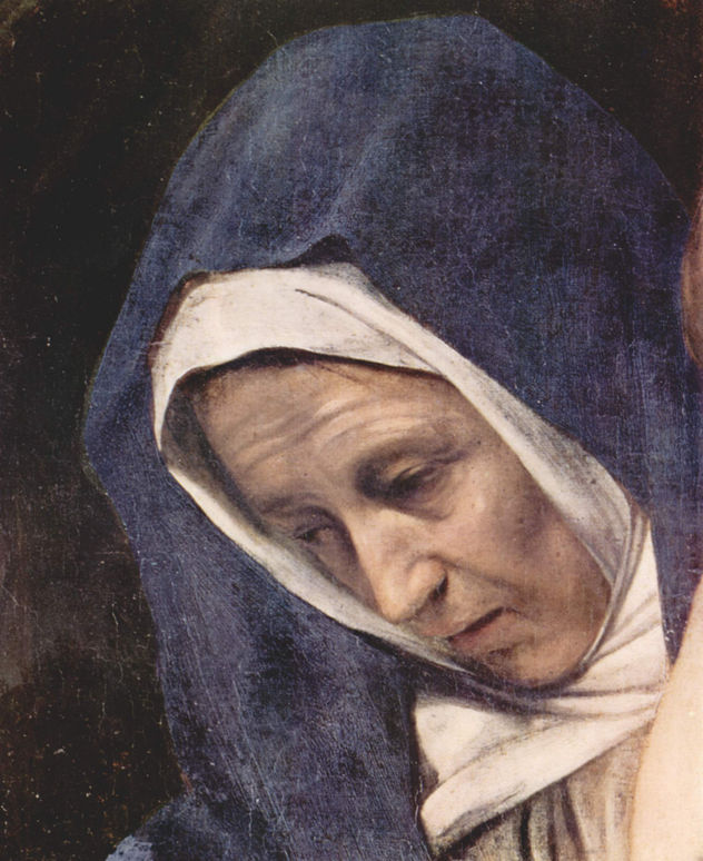 Descenso al sepulcro, detalle