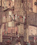 The Miracle of the Relic of the Holy Cross, detail