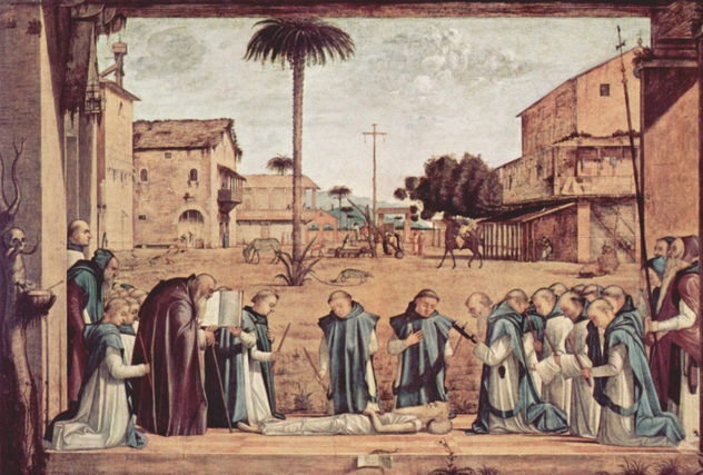 Ciclo de pinturas de la capilla de la Scuola di San Giorgio degli Schiavoni, escena