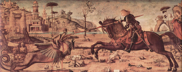 Ciclo de pinturas de la capilla de la Scuola di San Giorgio degli Schiavoni, escena