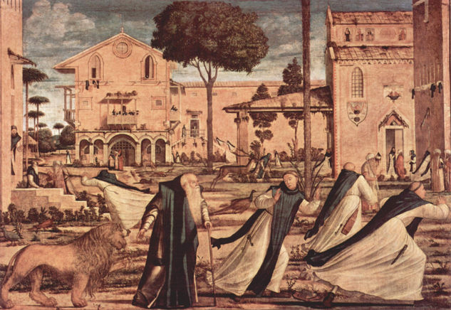 Ciclo de pinturas de la capilla de la Scuola di San Giorgio degli Schiavoni, escena 