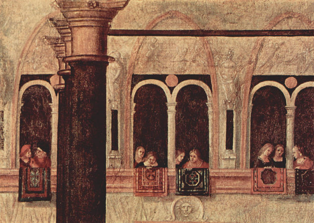 Ciclo de pinturas de la capilla de la Scuola di San Giorgio degli Schiavoni, escena