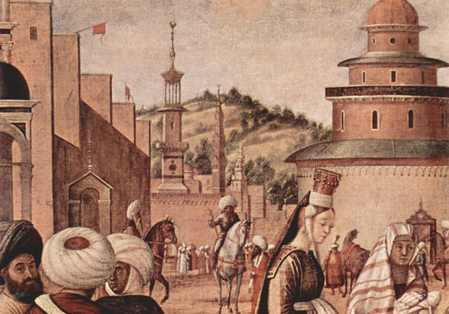 Ciclo de pinturas de la capilla de la Scuola di San Giorgio degli Schiavoni, escena