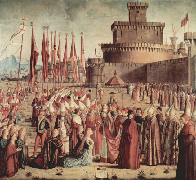 Ciclo de pinturas sobre la leyenda de Santa Úrsula, escena