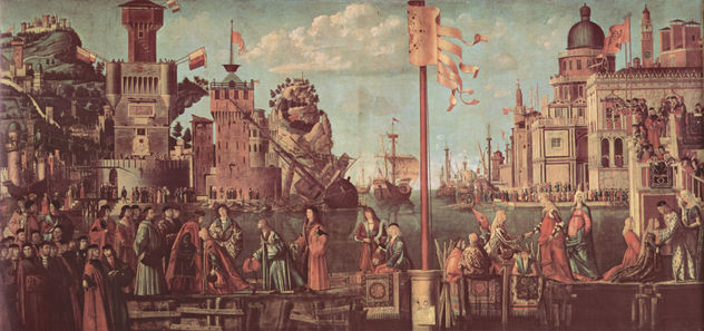 Ciclo de pinturas sobre la leyenda de Santa Úrsula, escena