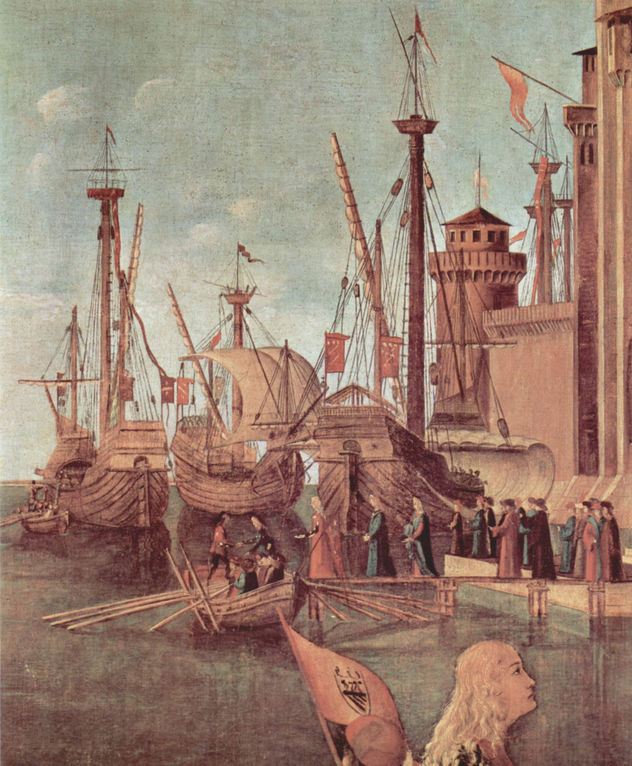 Ciclo de pinturas sobre la leyenda de Santa Úrsula, escena