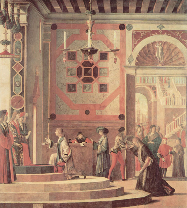 Ciclo de pinturas sobre la leyenda de Santa Úrsula, escena