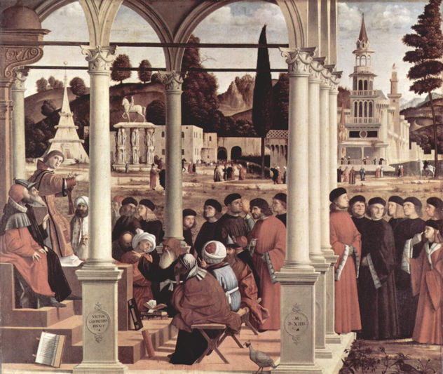 Ciclo de pinturas sobre la leyenda de San Esteban, escena