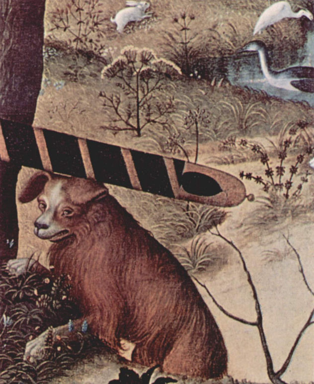 Porträt eines Ritters, Detail