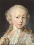 Retrato de un niño de la familia Leblond