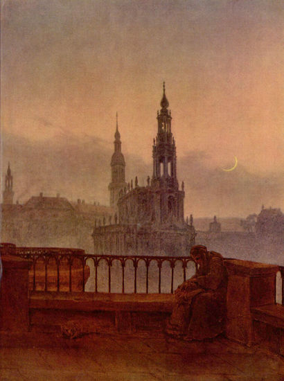 View of Dresden from the Bruhl Terrace 