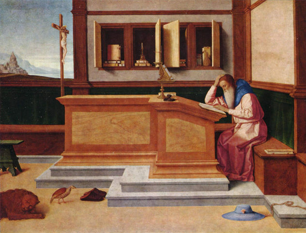Hl. Hieronymus im Gehäus