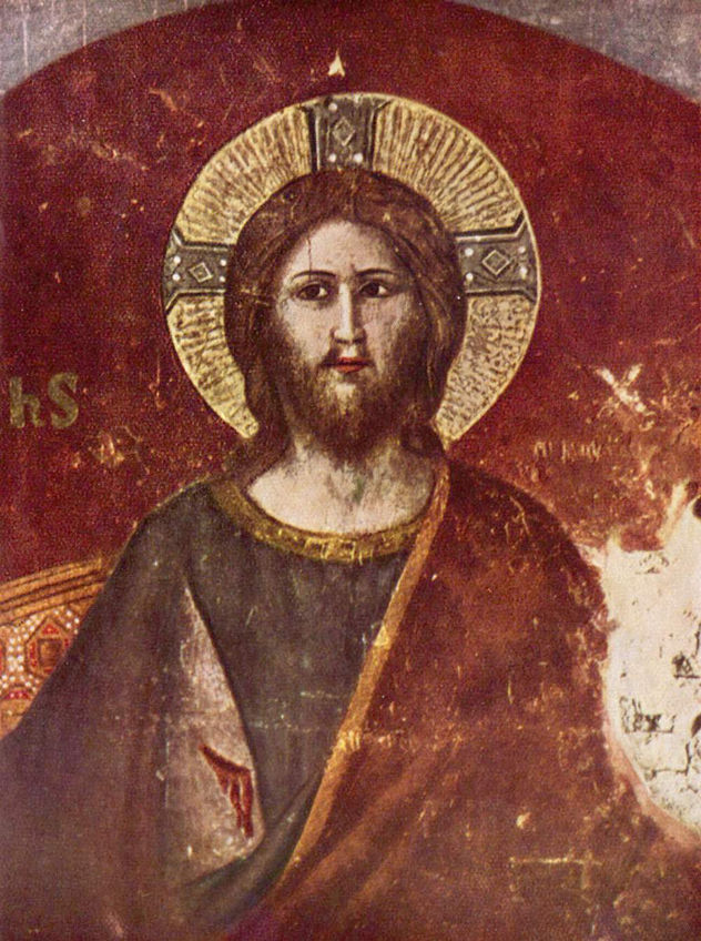 Ciclo de frescos con el Juicio Final en Santa Cecilia en Trastevere en Roma, escena