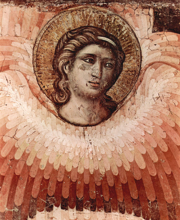 Ciclo de frescos con el Juicio Final en Santa Cecilia en Trastevere en Roma, escena