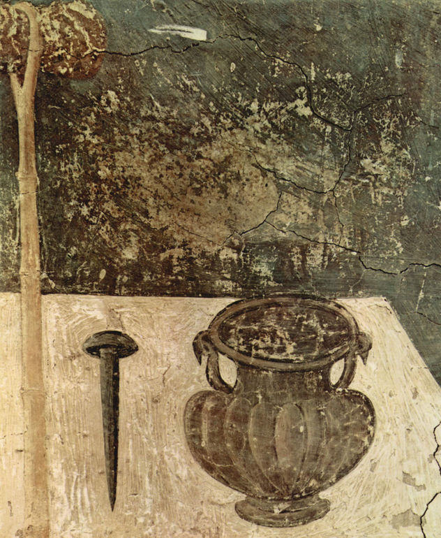 Ciclo de frescos con el Juicio Final en Santa Cecilia en Trastevere en Roma, escena