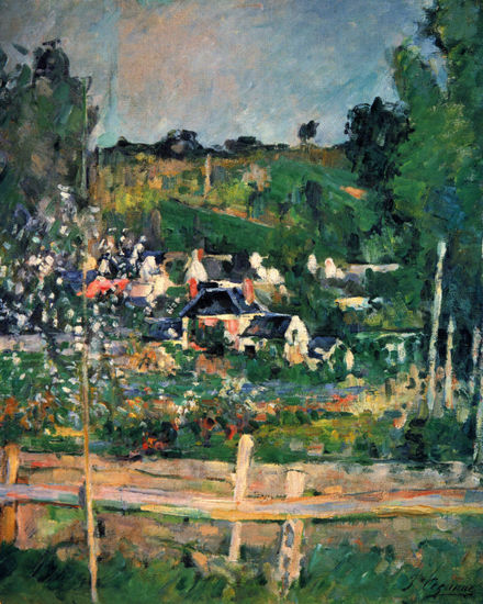 View of Auvers-sur-Oise, The Fence 