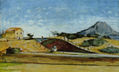 Barranco and the Sainte-Victorie Mountain