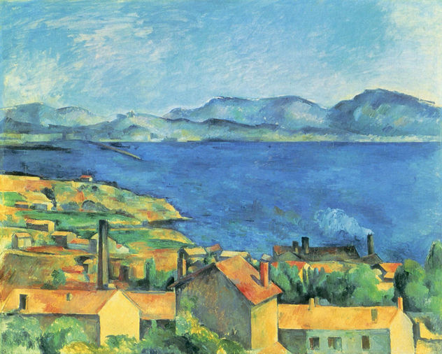 La bahía de Marsella, visto desde l'Estaque