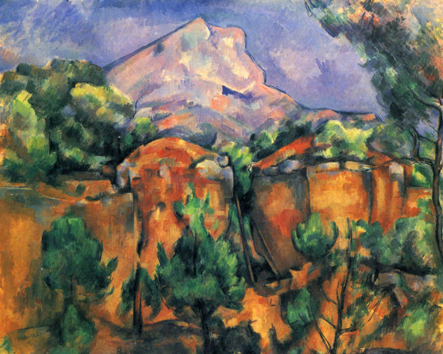 Montagne Sainte-Victoire, seen from the Bibémus quarry