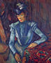 Retrato de una dama de azul