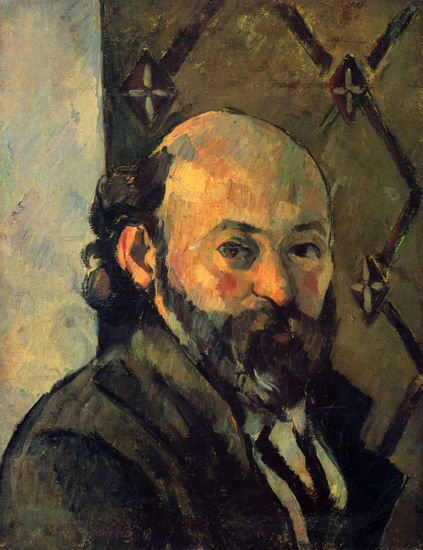 Self-Portrait with Olive Background 