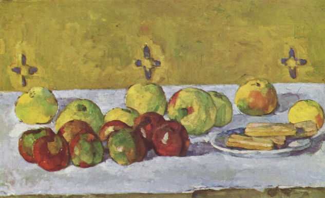 Still Life with Apples and Cake 