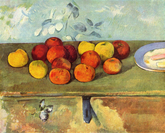 Still Life with Apples and Cookies 