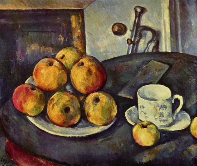 Still Life with Basket and Apples