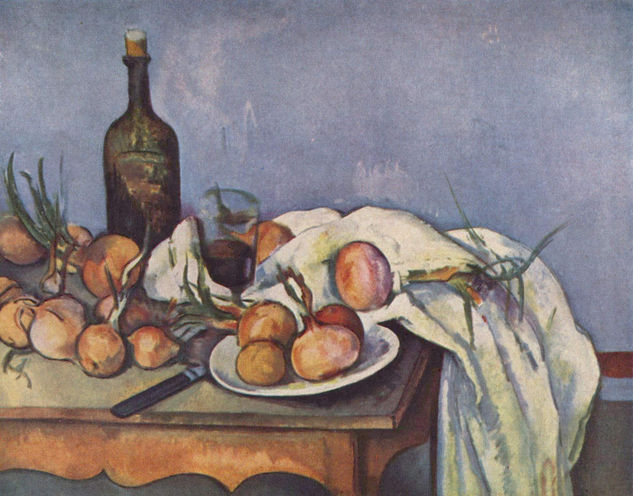 Still Life with Bottle and Onion 