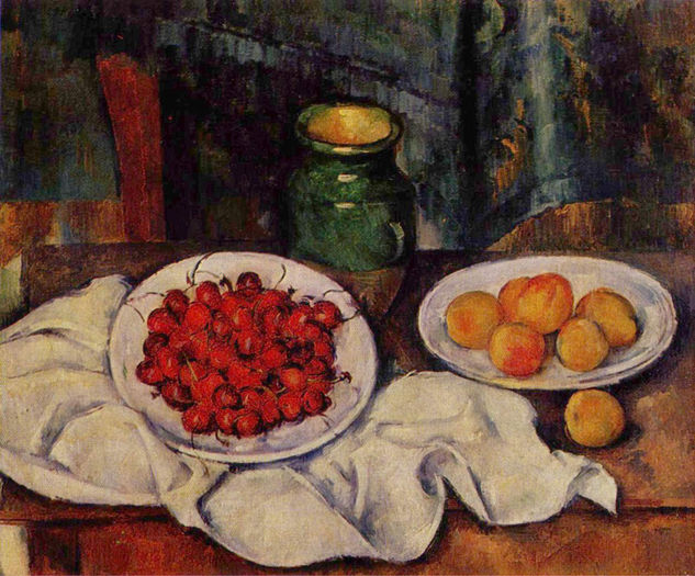 Still Life with Cherries and Peaches 