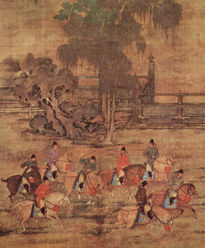 Eight Riders in Spring