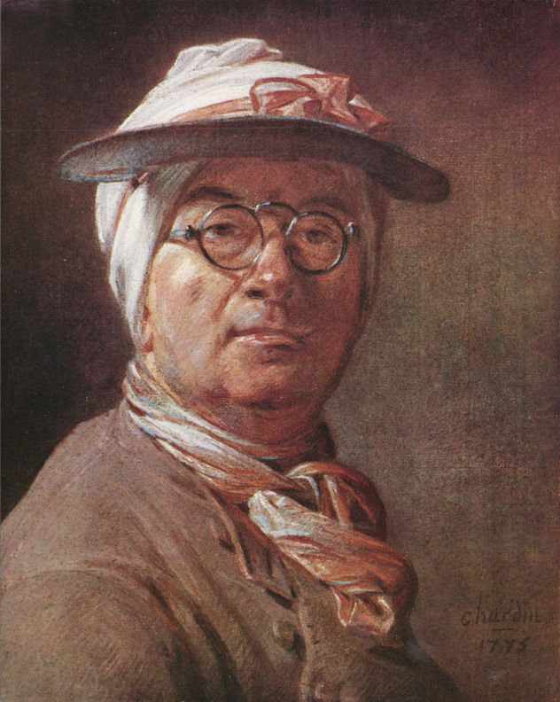 Self-Portrait with Glasses